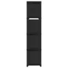 vidaXL Étagère cube 12 compartiments noir 103x30x141 cm Voir les images du produit 2