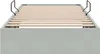 vidaXL Ottoman Bettgestell mit Speicher Hellgrau 90 x 200 Produktbild-Vorschau 7