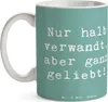 Mr. & Mrs. Panda Kaffeetasse Spruch Halbbruder Liebe - Produktbild-Vorschau 3