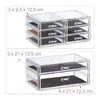 Organizér na make-up RD23135, transparentná zlatá Náhľad obrázku produktu 6