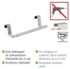 WENKO Tür-Handtuchstange 60 cm Teleskop Handtuch Halter Produktbild-Vorschau 4