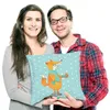 Mr. & Mrs. Panda Deko Kissen Fuchs Keks - Türkis Pastell - Produktbild-Vorschau 3