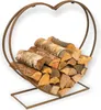 Stojan na palivové dřevo Indoor Metal Heart Firewood Rack Náhled obrázku produktu 4