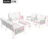 Flieks Gartenmöbel-sets 7 Personen, Lounge Balkonmöbel Set Produktbild-Vorschau 7