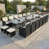 Set di mobili da giardino in polirattan per tavolo da Anteprima dell’immagine prodotto 1