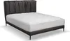 Graues Doppelbett Polster Betten Bettkasten Design Produktbild-Vorschau 4