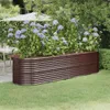 vidaXL Lit surélevé Acier revêtu par poudre 296x80x68 cm Voir les images du produit 2