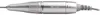 A close-up, studio shot of a silver nail drill handpiece against a white background. Náhľad obrázku produktu