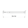 Aquabad Hastaflex Teleskop Duschstange Silber, 70 - 110 cm Produktbild-Vorschau 6