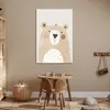 Leinwand Bilder 60x90 cm - Kinder Beige - Bär, Bilder Produktbild-Vorschau 2