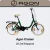 Agon Cruiser 20 Zoll Klapprad grün Produktbild-Vorschau 1