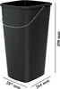 Prosperplast®, Odpadkový koš, NSAB25U-S411, Černá, Náhled obrázku produktu 5