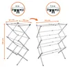 Séchoir à linge télescopique blanc, longueur de séchage Voir les images du produit 2