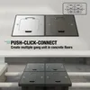 Edelstahl Einbausteckdose IP44 mit Klappdeckel I Serie AP-1 Produktbild-Vorschau 12
