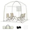 Tente transparente COSTWAY 215 x 215 cm, tente de sport Voir les images du produit 1