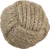 Klika na dveře Clayre & Eef Ø 4 cm Hnědá juta Náhled obrázku produktu 1