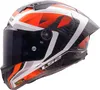 LS2 Integralhelm FF805 Thunder Carbon GP Aero M Weiß / Rot Produktbild-Vorschau 1
