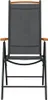 vidaXL 9-tlg. Garten-Essgruppe Aluminium Schwarz Produktbild-Vorschau 13