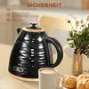 HOMCOM Wasserkocher 1,7 L, 2200W, Kabellos, BPA-Frei mit Produktbild-Vorschau 6