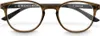 Paire de lunettes, plastique recyclé, marron transp./n mat, Voir les images du produit 1