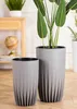 HowHomely | Set di fioriere - Stripped - Grigio - Design Anteprima dell’immagine prodotto 2