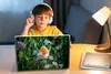 MuchoWow® Laptop Aufkleber Sticker Cover Blumen - Vogel - Produktbild-Vorschau 3