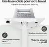 Casaria Bureau réglable en hauteur électrique Blanc 110cm Voir les images du produit 3
