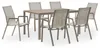 Gartenmöbel Set MONDELLO mit 6 Stühlen, Champagner - Produktbild-Vorschau 2