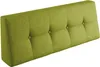 A tufted green headboard for a pallet bed. Produktbild-Vorschau