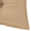 Möbel Klappbare Gartenbank mit Auflage 118 cm Bambus - Produktbild-Vorschau 8