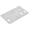 A white plastic mounting plate for a carbon monoxide detector. Anteprima dell’immagine prodotto