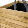 Taunus Pflanzkübel Modern 60 60x60x43 cm Kiefer100% Produktbild-Vorschau 3