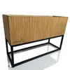 Květinový záhon čtvercový LOFT FIORINO dub 62x22x40 cm Náhled obrázku produktu 2