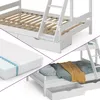 Poschodová posteľ Vitalispa Everest biely 140x200 / 90x200 Náhľad obrázku produktu 5