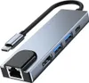 Tech-Protect V3-Hub Adaptér 5V1 Šedý Náhľad obrázku produktu 1