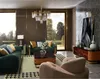 Luxus Möbel Sofagarnitur Couch Sofa Polster Couchtisch Produktbild-Vorschau 2