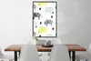 MuchoWow® MuchoWow® Gerahmtes Poster Zebra - Kaktus - Weiß Produktbild-Vorschau 2