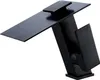 Design LED Bad Wasserfall Armatur Schwarz | Wasserhahn Produktbild-Vorschau 2
