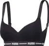 PUMA Damen Padded Top Bra Bustier, Farbe:Schwarz, Produktbild-Vorschau 10