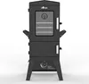 A black gas grill smoker is shown against a white background. Produktbild-Vorschau