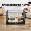 SucceBuy Kojec dla psa, 4 sztuki, 61 x 91 cm, metalowe Podgląd zdjęcia produktu 2