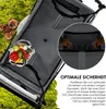 KESSER® Bollerwagen Faltbar GTS-9100 mit Dach Handwagen Produktbild-Vorschau 4
