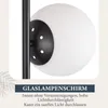 ZMH Lampa Podłogowa Czarna 3 Płomienna Nowoczesna Lampa Podgląd zdjęcia produktu 4