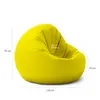 LUMALAND Sitzsack Drops (300 L) - In- & outdoor - Gelb Produktbild-Vorschau 13