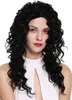 WIG ME UP Halbperücke 3/4 Perücke lang gelockt schwarz AG-1 Produktbild-Vorschau 1