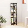 Bücherregal 4 Böden 40x30x140 cm Massivholz Kiefer Produktbild-Vorschau 3