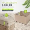 Juskys Polyrattan Lounge Punta Cana M creme – Gartenlounge Produktbild-Vorschau 3
