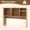 COSTWAY Schreibtischregal, Tischregal mit 4 Fächern, Produktbild-Vorschau 7