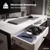 Computerschreibtisch im Industrial-Stil Weiß ELONIS 123 cm Produktbild-Vorschau 6