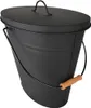 Ascheeimer mit Deckel matt/schwarz 12,5 L Produktbild-Vorschau 3